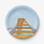 ジェットコースター ペーパープレート (正面)