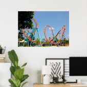 ジェットコースター ポスター (ホームオフィス)