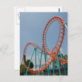 ジェットコースター ポストカード (正面/裏面)