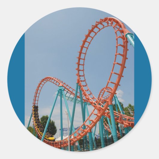 ジェットコースター ラウンドシール (正面)