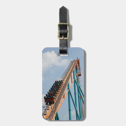 ジェットコースター ラゲッジタグ (正面縦)