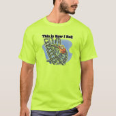 ジェットコースター (ローラーコースター) Tシャツ (正面)