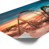 ジェットコースター – 遊園地 ポスター (角)