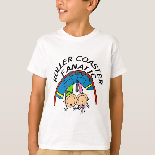 ジェットコースターFanatic Tシャツとギフト Tシャツ (正面)