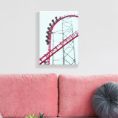 ジェットコースターX2 6フラグ魔法山 キャンバスプリント (インサイチュ (リビング))