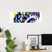 ジェットコ数々のースター色 ポスター (ホームオフィス)