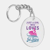 ジェットスキーが大好きな女の子PWC キーホルダー (正面左)