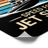 ジェットスキーにはスピードが足りない ポスター (角)