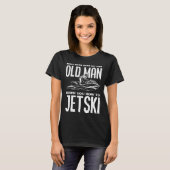 ジェットスキーに乗るおじさん Tシャツ (正面フル)