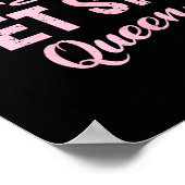 ジェットスキーの女王 _ ジェットスキー好き ポスター (角)