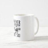 ジェットスキーの老人 コーヒーマグカップ (正面右)