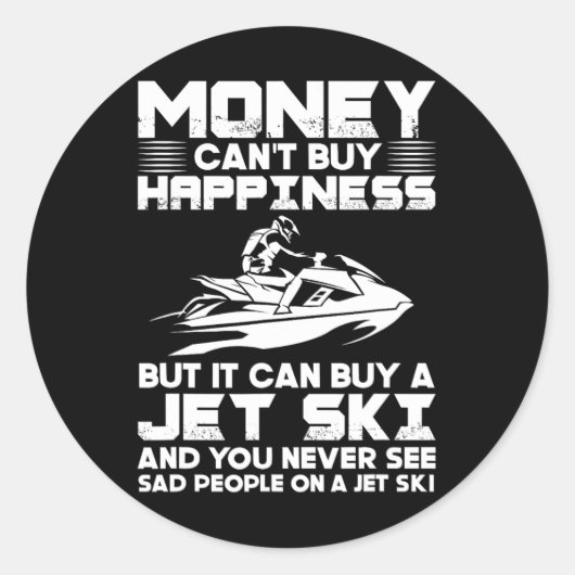 ジェットスキーは幸せ買にはないが、それが行うことができる ラウンドシール (正面)