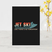 ジェットスキーは明日のジェットスキーはジェットスキー カード (黄色い花)