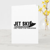 ジェットスキーは明日のジェットスキージェットスキー カード (黄色い花)