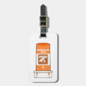 ジェットスキーは私の薬だ ラゲッジタグ (正面縦)