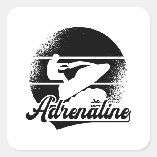 ジェットスキーアドレナリンウォータースポーツジェットスキジェットスキー スクエアシール (正面)