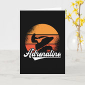 ジェットスキーアドレナリンジェットスキーウォータースポーツジェッスキー カード (黄色い花)