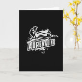 ジェットスキーアドレナリンジェットスキーウォータースポーツジェッスキー カード (黄色い花)