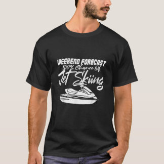 ジェットスキーギフトジェットスキーのスキーヤードライバー水スポーツT Tシャツ