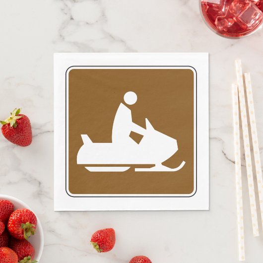 ジェットスキーサインナプキンス スタンダードランチョンナプキン