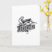 ジェットスキースキーアドレナリンウォータースポーツジェットスキー カード (黄色い花)