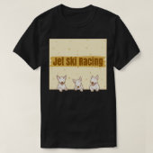 ジェットスキースレーシングかわいいブルテリアジェットスキレーシング株式会社 Tシャツ (デザイン正面)