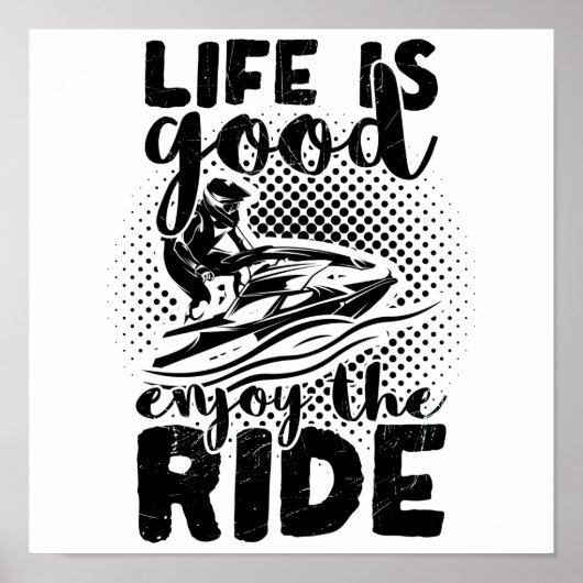 ジェットスキードライバー | Jetスキーサマーホリディシーギフト ポスター (正面)