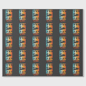 ジェットスキーホビーウォータースポーツビーチホリデー ラッピングペーパー (フラット)