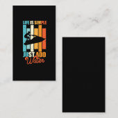 ジェットスキーホビーウォータースポーツビーチホリデー 名刺 (正面/裏面)