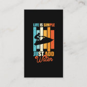 ジェットスキーホビーウォータースポーツビーチホリデー 名刺 (正面)