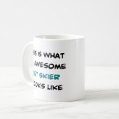 ジェットスキーヤー素晴らし、 コーヒーマグカップ (正面左)