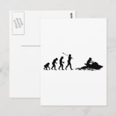 ジェットスキーヤー ポストカード (正面/裏面)