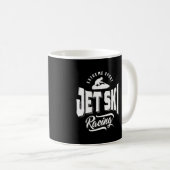 ジェットスキーライダーウォータースポーツウォータークラフトTシャツ コーヒーマグカップ (正面右)