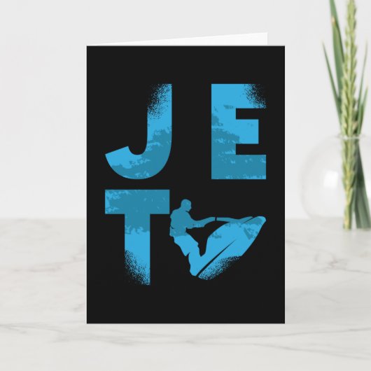 ジェットスキーライダー水スポーツジェットスキージェットスキー カード (正面)