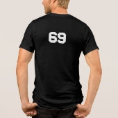 ジェットスキー愛好家 愛国心 トライブレンドTシャツ (裏面)