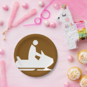 ジェットスキー標識 ペーパープレート (パーティー)