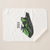 ジェットスキー漫画イラストレーション シェルパブランケット (正面(横))