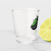 ジェットスキー漫画イラストレーション ショットグラス (左)