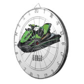 ジェットスキー漫画イラストレーション ダーツボード (正面右)