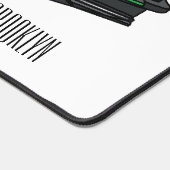 ジェットスキー漫画イラストレーション デスクマット (コーナー)