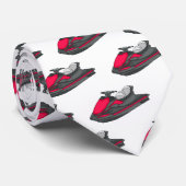 ジェットスキー漫画イラストレーション ネクタイ (ロール)