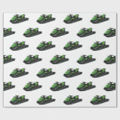 ジェットスキー漫画イラストレーション ラッピングペーパー (フラット)