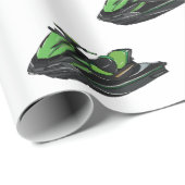 ジェットスキー漫画イラストレーション ラッピングペーパー (ロールコーナー)