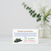 ジェットスキー漫画イラストレーション 名刺 (スタンド正面)