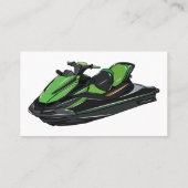 ジェットスキー漫画イラストレーション 名刺 (裏面)