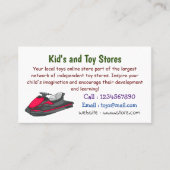 ジェットスキー漫画イラストレーション 名刺 (正面)