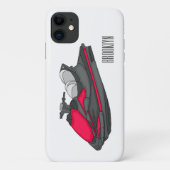 ジェットスキー漫画イラストレーション Case-Mate iPhoneケース (裏面)