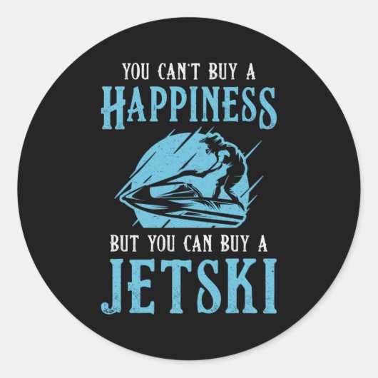 ジェットスキー買ハピネスジェットスキー水 ラウンドシール (正面)