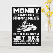 ジェットスキー お金で幸せは買えませんがジェットスキ カード (黄色い花)