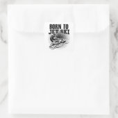 ジェットスキー |モーターボートジェットボートホビーシーギフトアイディア スクエアシール (バッグ)